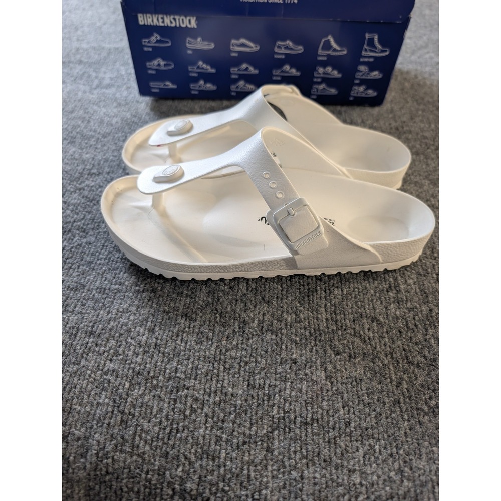 Birkenstock Gizeh EVA White Sandals Size 41 Womens 10 Mens 8